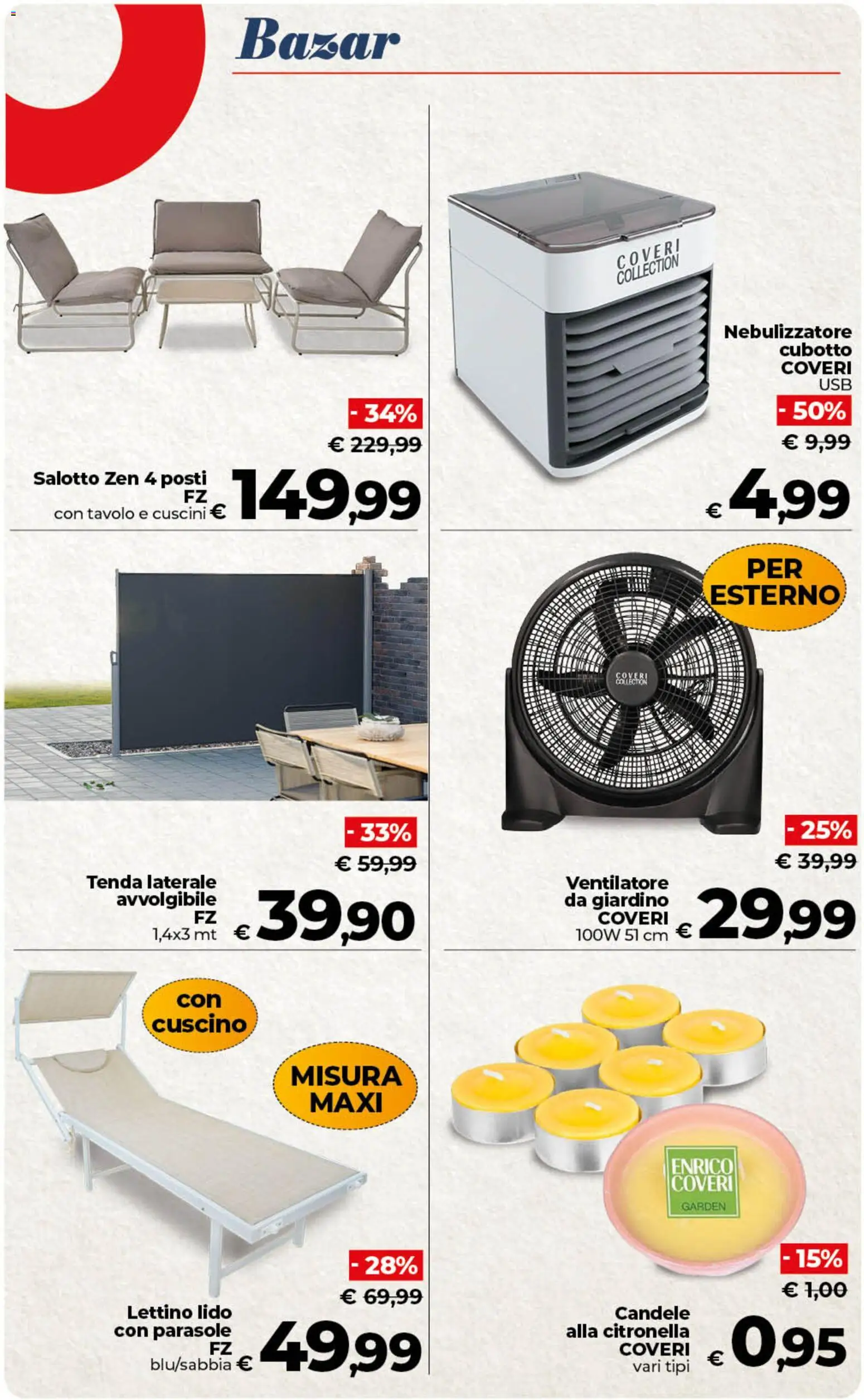 Volantino COOP del 30/06/2026 | Pagina: 49 | Prodotti: Citronella, Lettino, Nebulizzatore, Cuscino