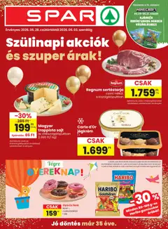 Spar akciós újság - amely érvényes a következő dátumtól: 28.05.2026