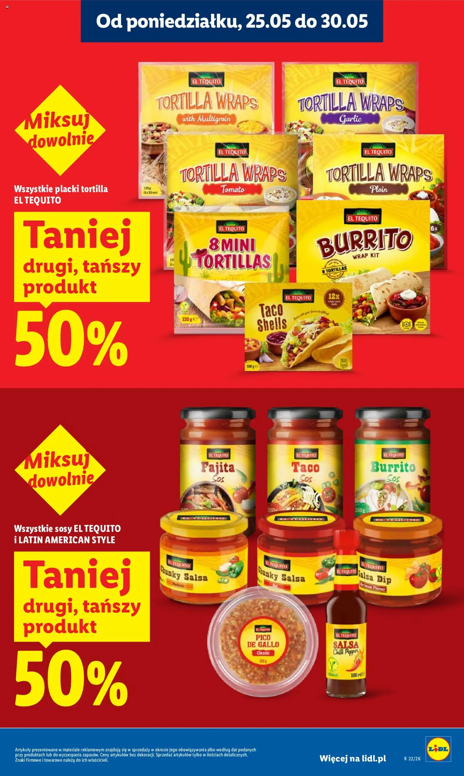 Lidl gazetka od 25.05.2026 | Strona: 21 | Produkty: Chili, Tortilla, Sos
