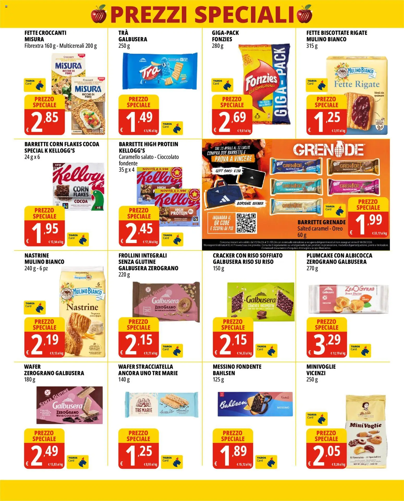 Volantino Tigros del 03.06.2026 | Pagina: 4 | Prodotti: Riso, Plumcake, Fette biscottate, Stracciatella