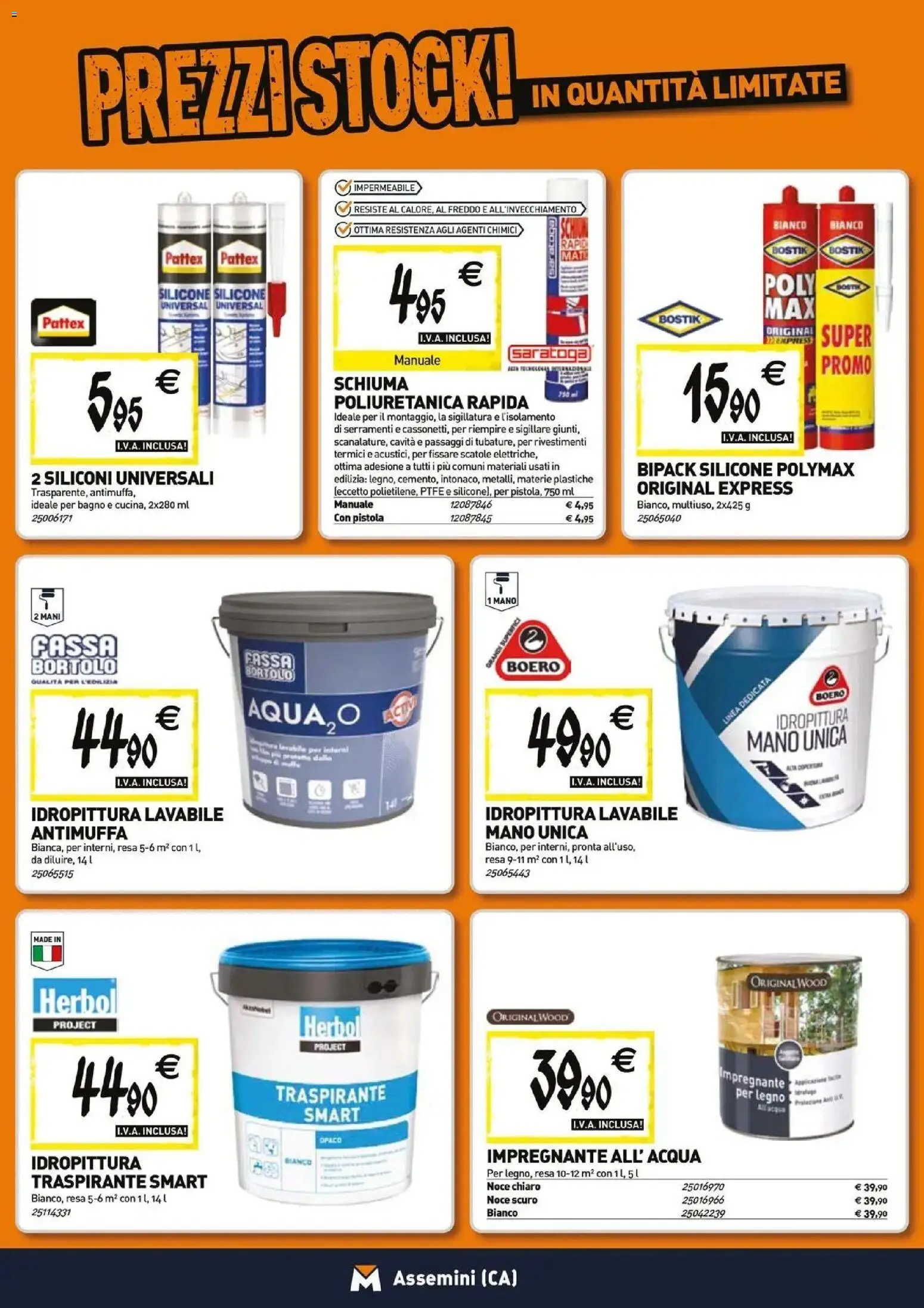 Volantino TECNOMAT del 23.04.2026 | Pagina: 12 | Prodotti: Acqua, Impregnante, Silicone, Bagno