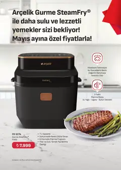 01.05.2026 tarihinden itibaren geçerli olan Arçelik kataloğu önizlemesi | Sayfa: 52 | Ürünler: Fritöz, Pilav, Izgara