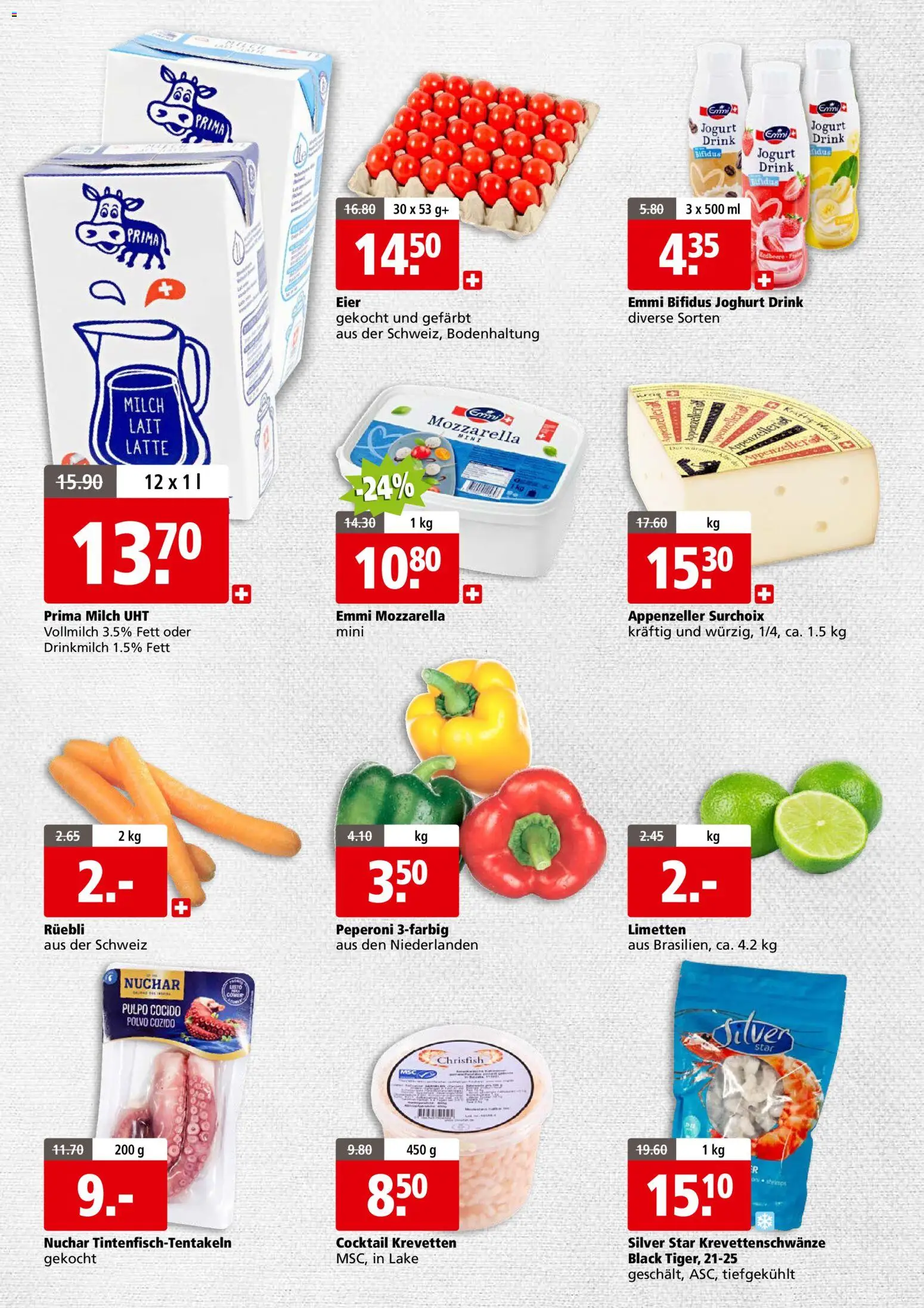 Aligro aktionen Business Schlieren, Gossau SG, Frauenfeld, Rapperswil-Jona, Sargans, Bern – gültig ab 18.05.2026 | Seite: 2 | Produkte: Milch, Joghurt, Eier