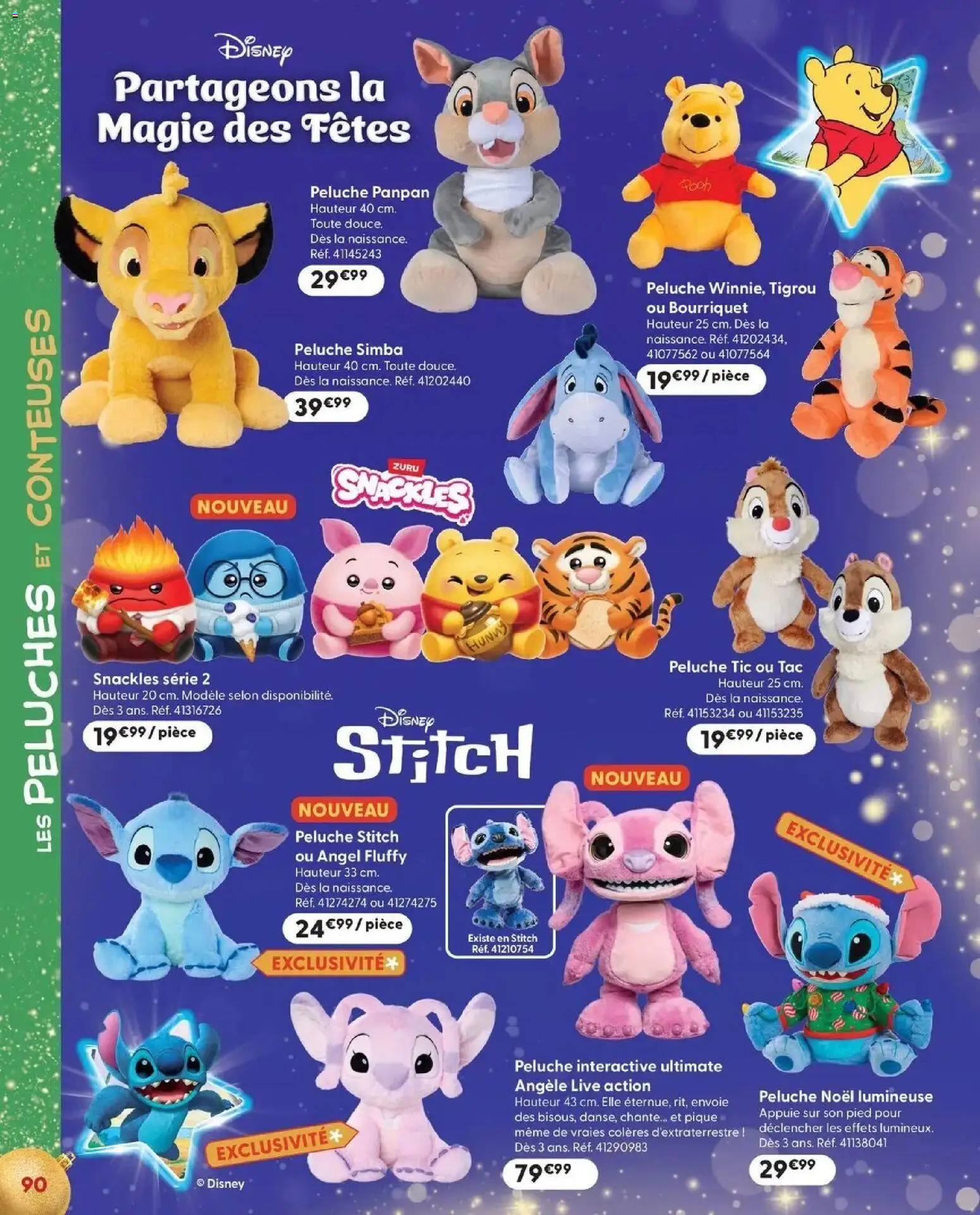 La Grande Récré - LE NOËL DE TOUTES LES PASSIONS à partir du 14/10/2026 - promo en ligne | Page: 90 | Produits: Peluches, Peluche, Peluche stitch