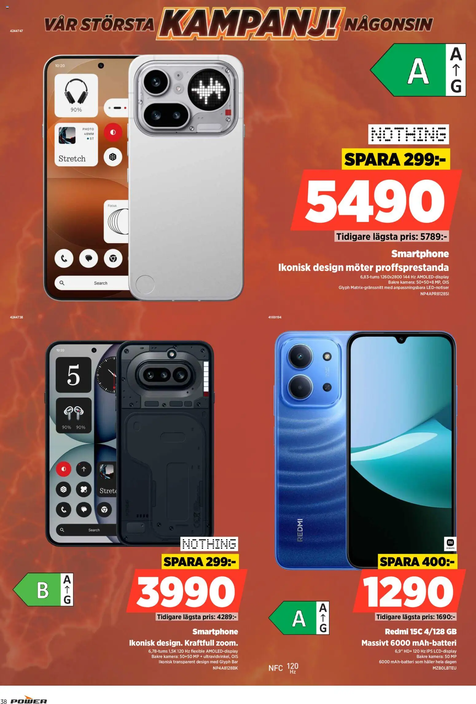 Power reklamblad aktuell från 17/08/2026 | Sida: 38 | Produkter: Smartphone, Kamera
