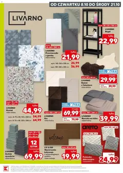 Pogląd oferty "LIV & BO Wycieraczka kokosowa, z antypoślizgowym spodem, różne rodzaje" - ważna od 08.10.2026 | Strona: 9 | Produkty: Pościel, Poduszka, Prześcieradło z gumką, Narzuta