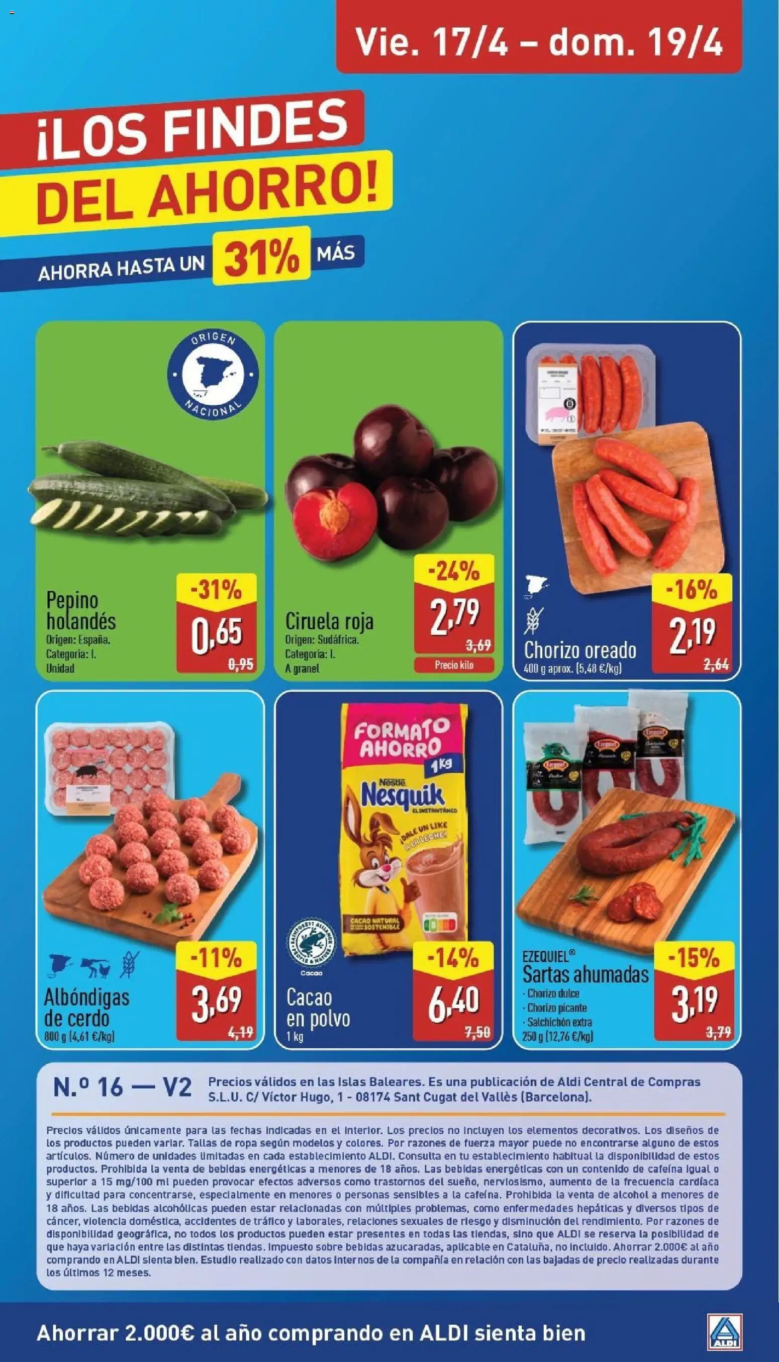 Aldi folleto Baleares │ válido desde el 13.04.2026 | Página: 28 | Productos: Στιγμιαίος καφές, Cerdo, Ropa, Φρυγανιές σικάλεως