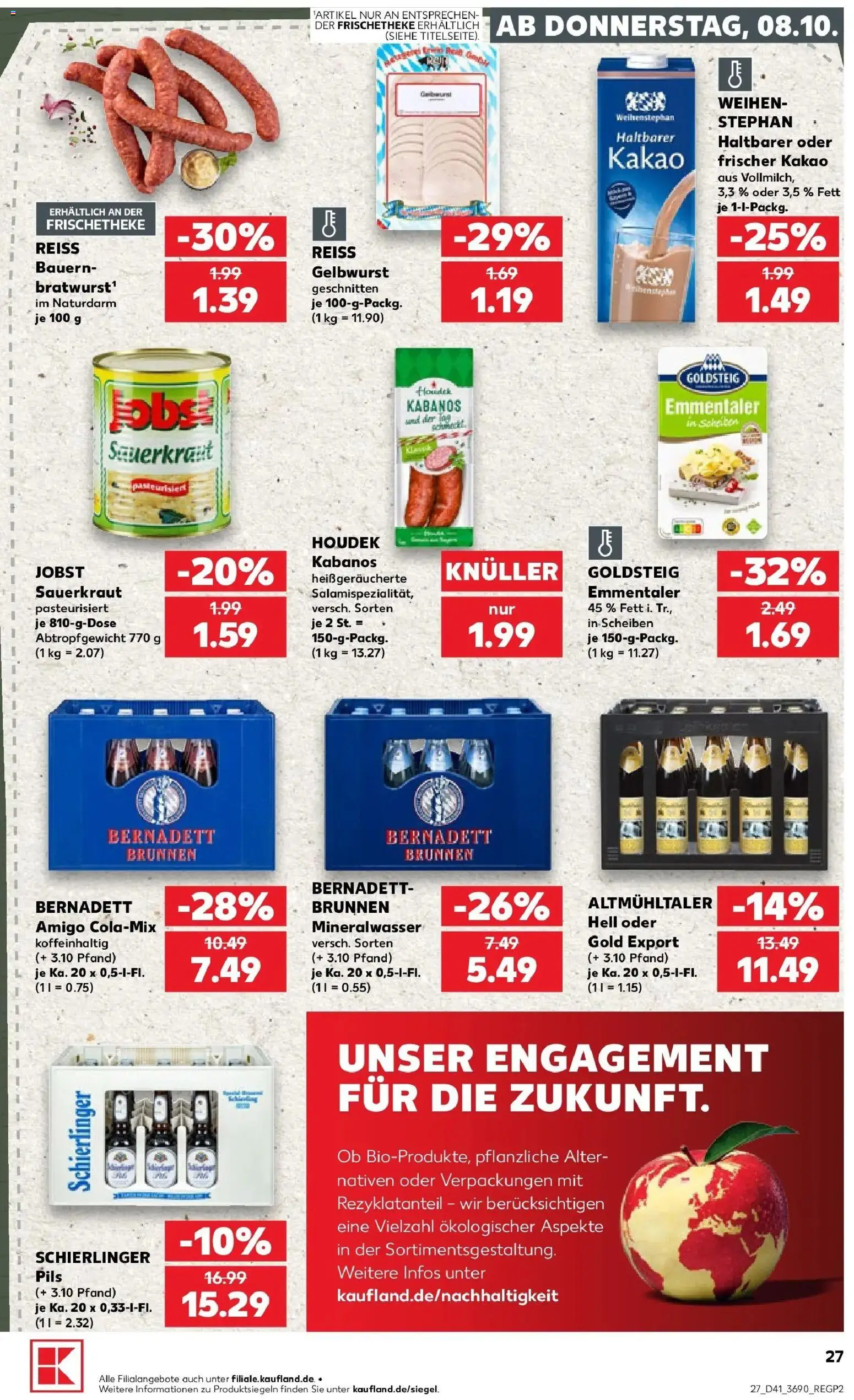 Prospekt Kaufland ab 05.10.2026 » Angebote Online zum Blättern | Seite: 37 | Produkte: Pils, Mineralwasser