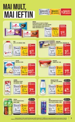 Ofertele Mega Image valabile de la 14.05.2026 | Pagină: 3 | Produse: Mozzarella, Cremă, Frișcă, Smântână