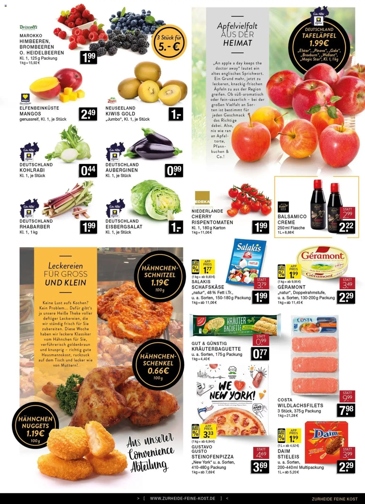 Edeka Zurheide Prospekt – gültig ab 26.05.2026 | Seite: 5 | Produkte: Hahnchen, Balsamico, Kohlrabi, Creme