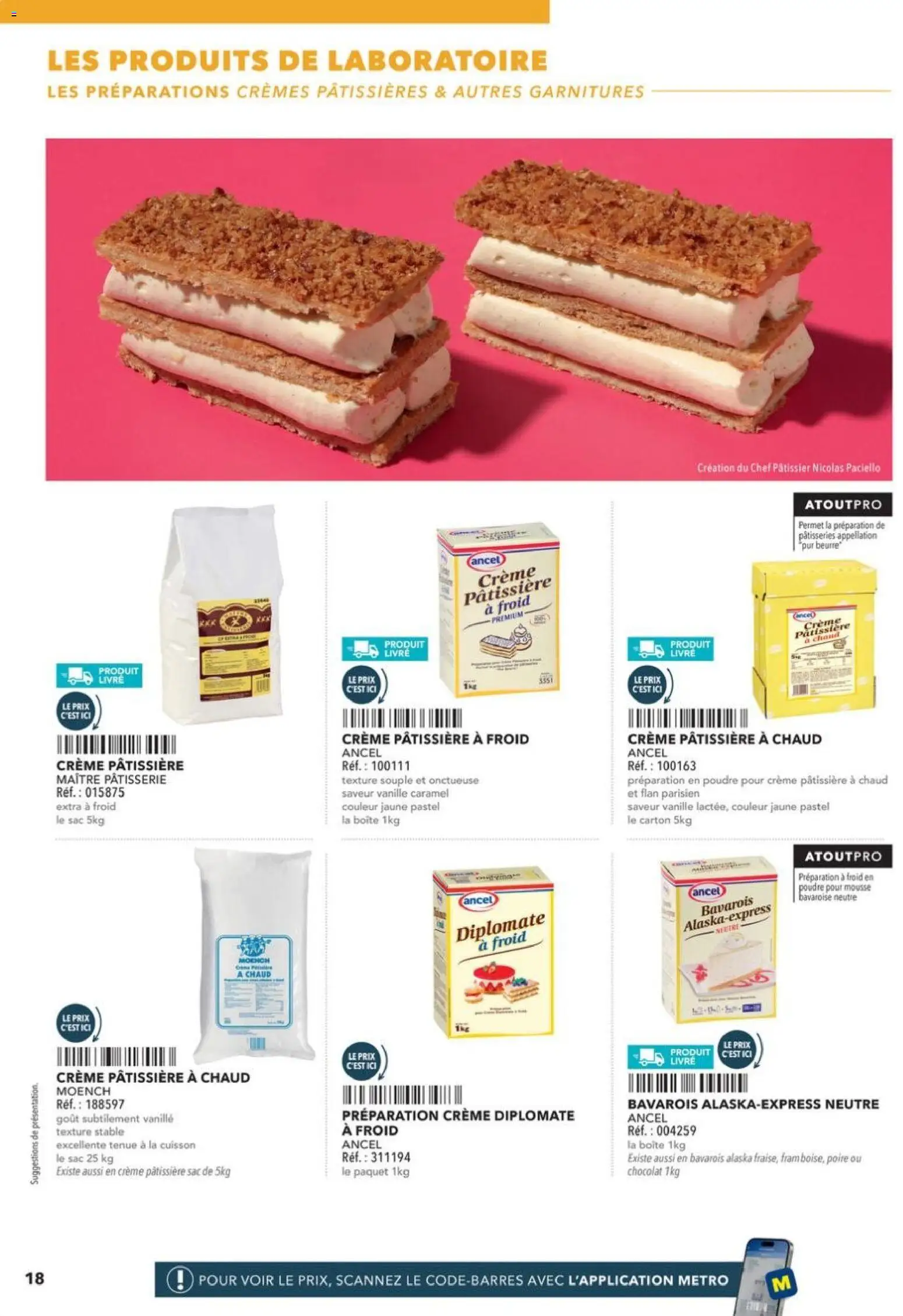 {H1} | Page: 18 | Produits: Sac, Mousse, Chocolat, Livre