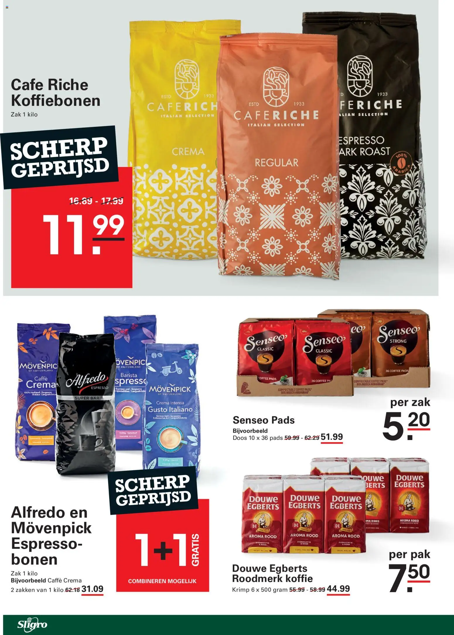 {H1} | Pagina: 20 | Producten: Koffie, Koffiebonen, Zak, Pads
