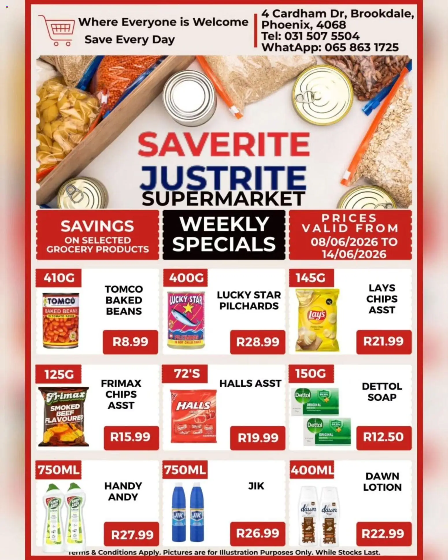 New Saverite catalogue – valid from 08.06.2026 | Page: 3 | Products: Soap, Sauce, Chilli, Lotion
