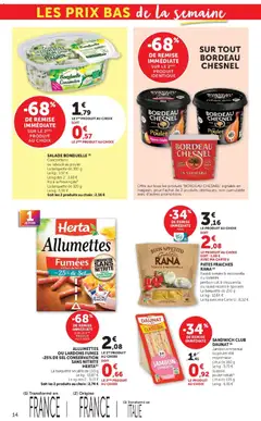 U Express - Prévisualisation de U Express catalogue valide à partir de 22/09/2026 | Page: 14 | Produits: Salade, Tomate, Emmental, Pâtes fraîches