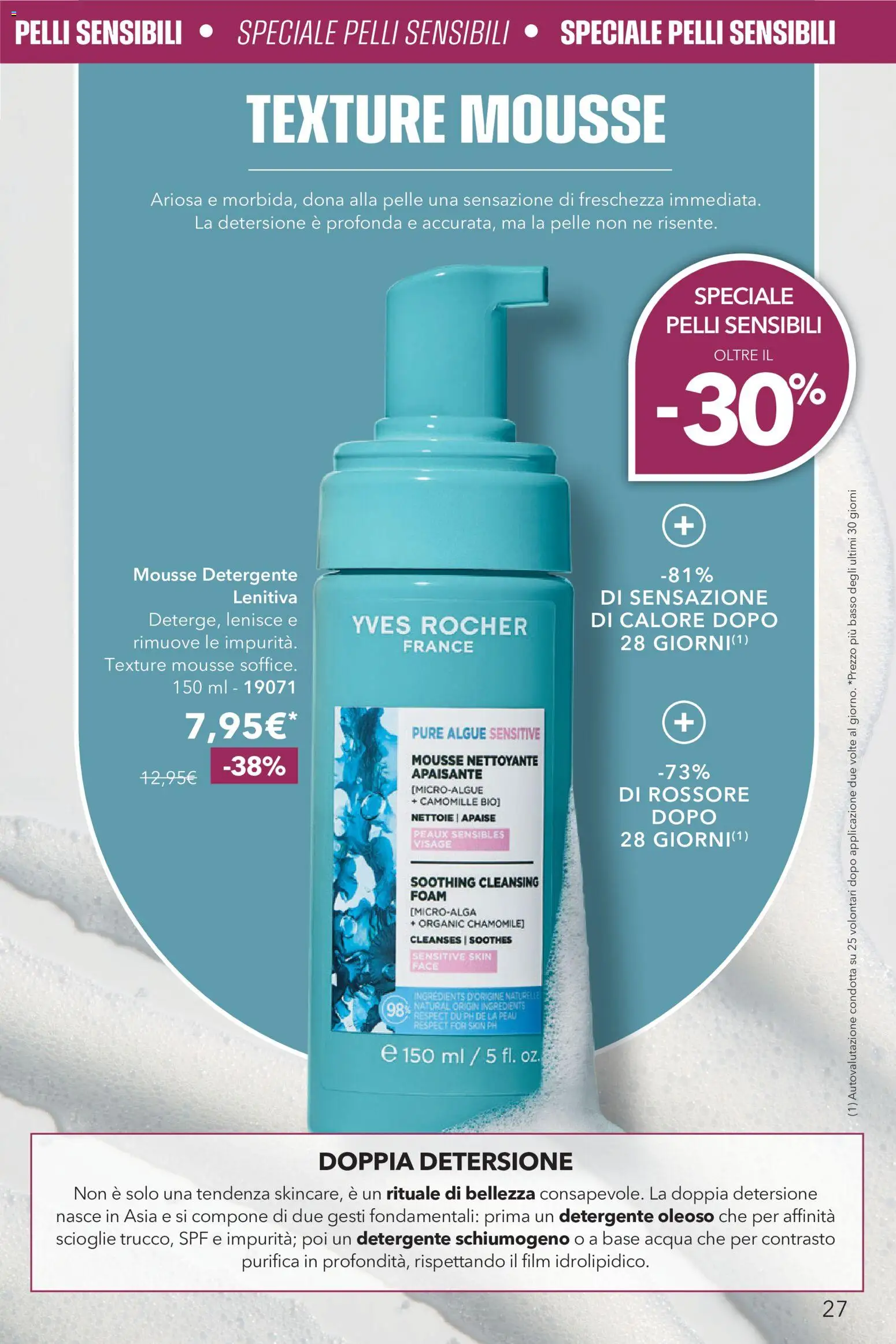 Volantino Yves Rocher del 20/10/2026 | Pagina: 27 | Prodotti: Detergente, Acqua, Basso
