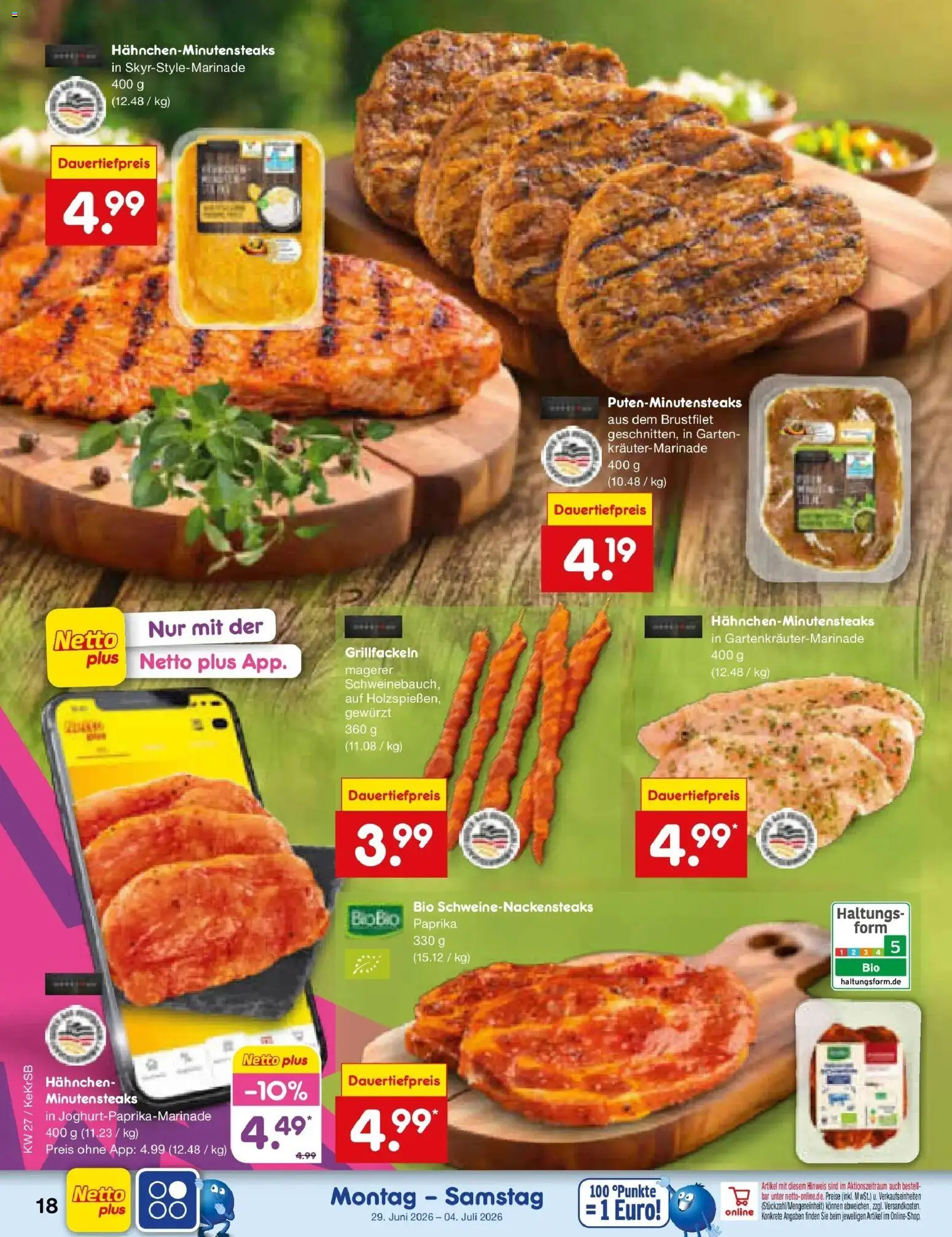 Netto Marken-Discount Prospekt Jüchen – gültig ab 29.06.2026 | Seite: 26 | Produkte: Hahnchen, Paprika