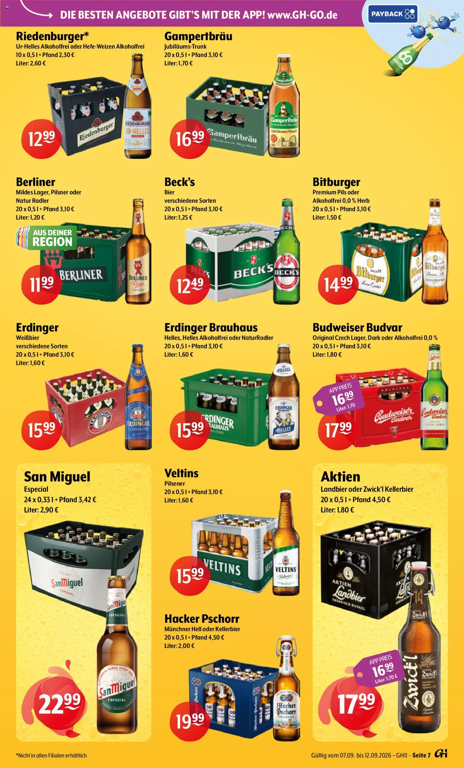 Getränke Hoffmann Prospekt – gültig ab 07.09.2026 | Seite: 7 | Produkte: Berliner, Bitburger, Erdinger, Weißbier