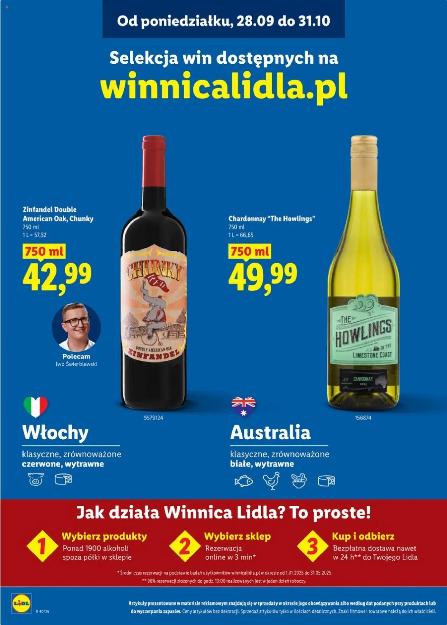Lidl Katalog karta win od 28.09.2026 | Strona: 22 | Produkty: Chardonnay