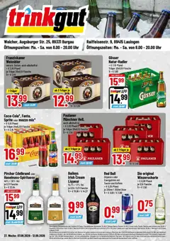 Trinkgut Prospekt Lauingen ab 07.09.2026 gültig