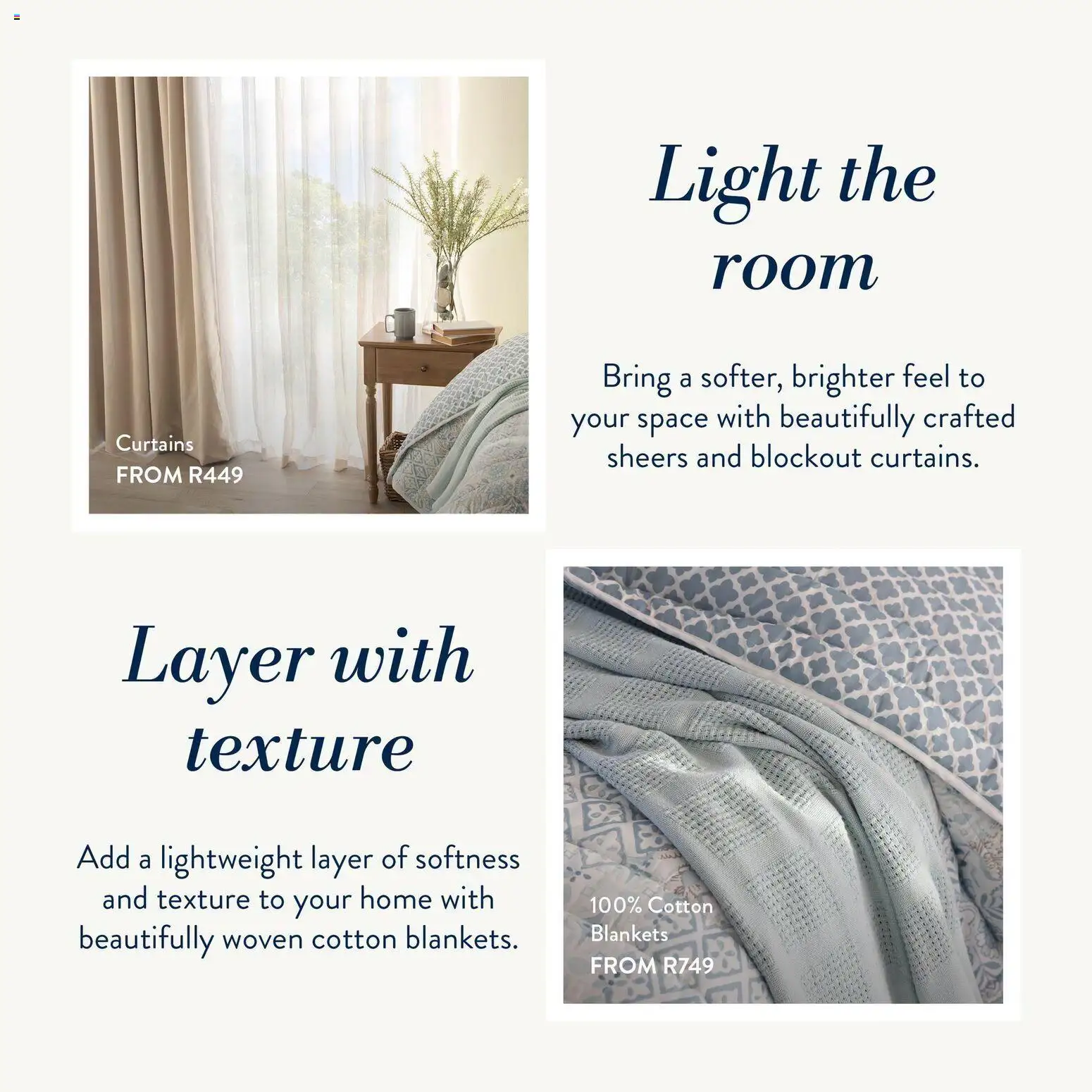 New Volpes catalogue – valid from 31/08/2026 | Page: 3 | Products: Blankets, Light