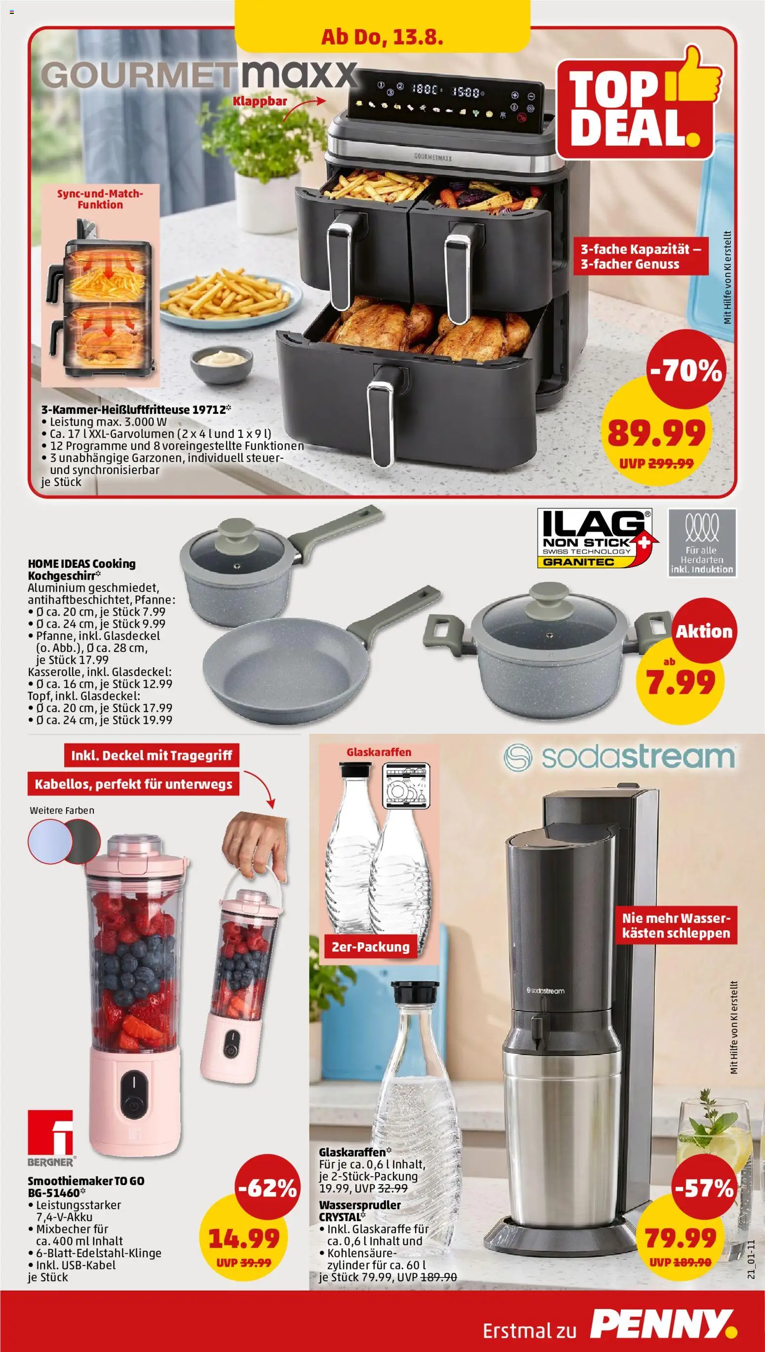 Penny Prospekt – gültig ab 10.08.2026 | Seite: 23 | Produkte: Wasser, Sodastream