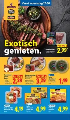 Pulled chicken of pulled pork, Chili Chipotle - Voorbeeld van een folder van Lidl, geldig van 15.06.2026 | Pagina: 20
