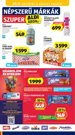 MÜLLER TEJSHAKE*, sós karamellás-perec ízesítésű krémes tejital, 400 ml/palack - amely érvényes a következő dátumtól: 2026.09.17. | Oldal: 20