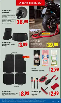 Pré-visualização Lidl Novidades válido de 06/07/2026 | Página: 7 | Produtos: Capacete, Cavalete