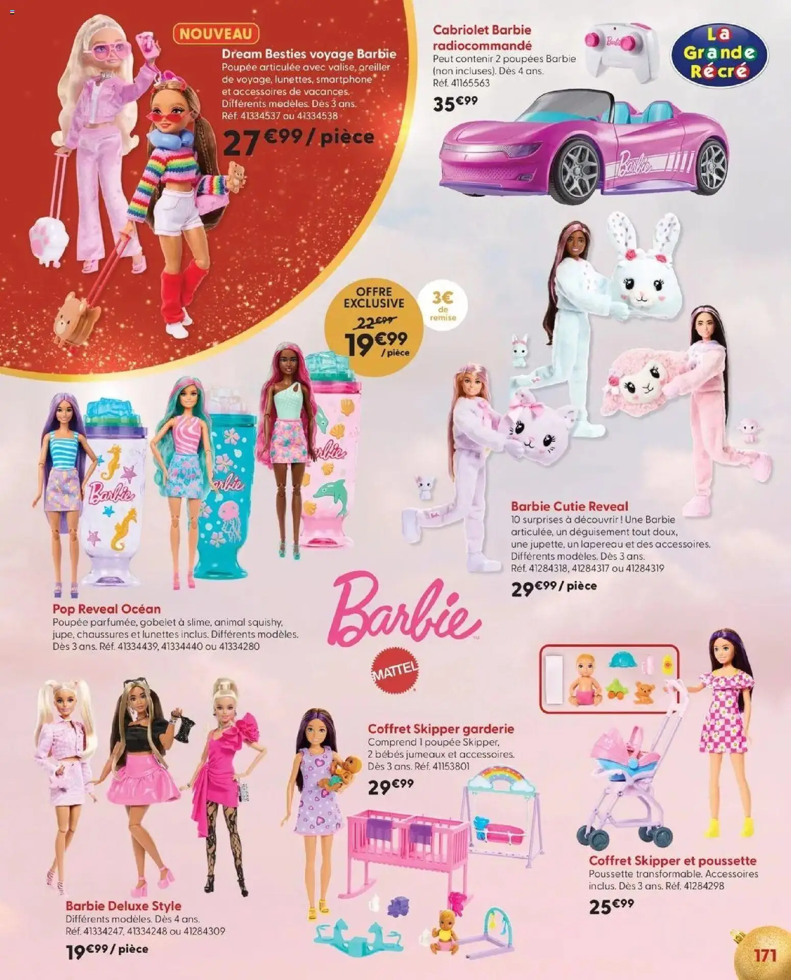 La Grande Récré - LE NOËL DE TOUTES LES PASSIONS à partir du 14/10/2026 - promo en ligne | Page: 171 | Produits: Smartphone, Chaussures, Oreiller, Barbie