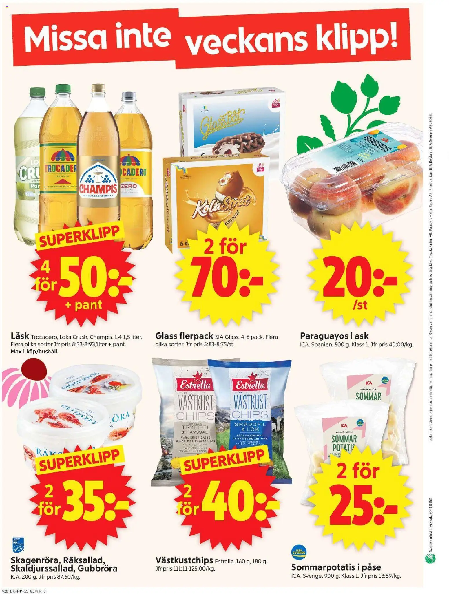 ICA Supermarket reklamblad aktuell från 06/07/2026 | Sida: 10