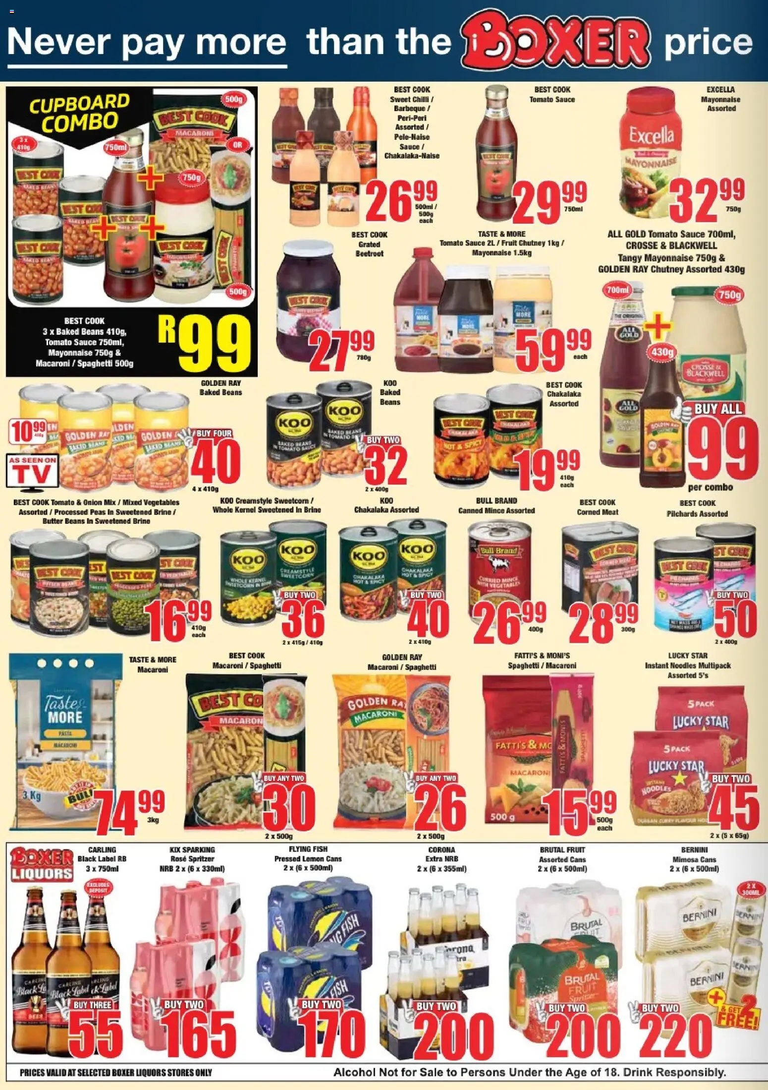 New Boxer catalogue – valid from 08/10/2026 | Page: 6 | Products: Fish, Noodles, Vegetables, Onion