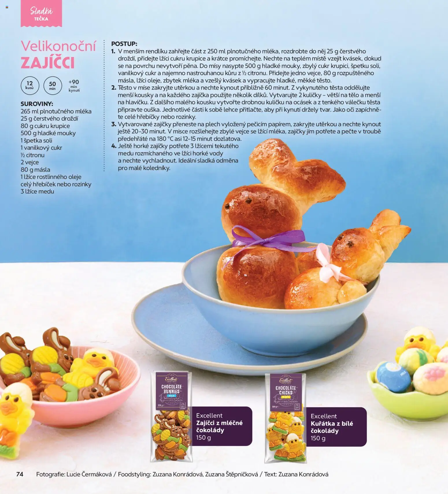 Albert magazín od 01.03.2026 | Strana: 74 | Produkty: Vejce, Lžíce, Vanilkový cukr, Droždí