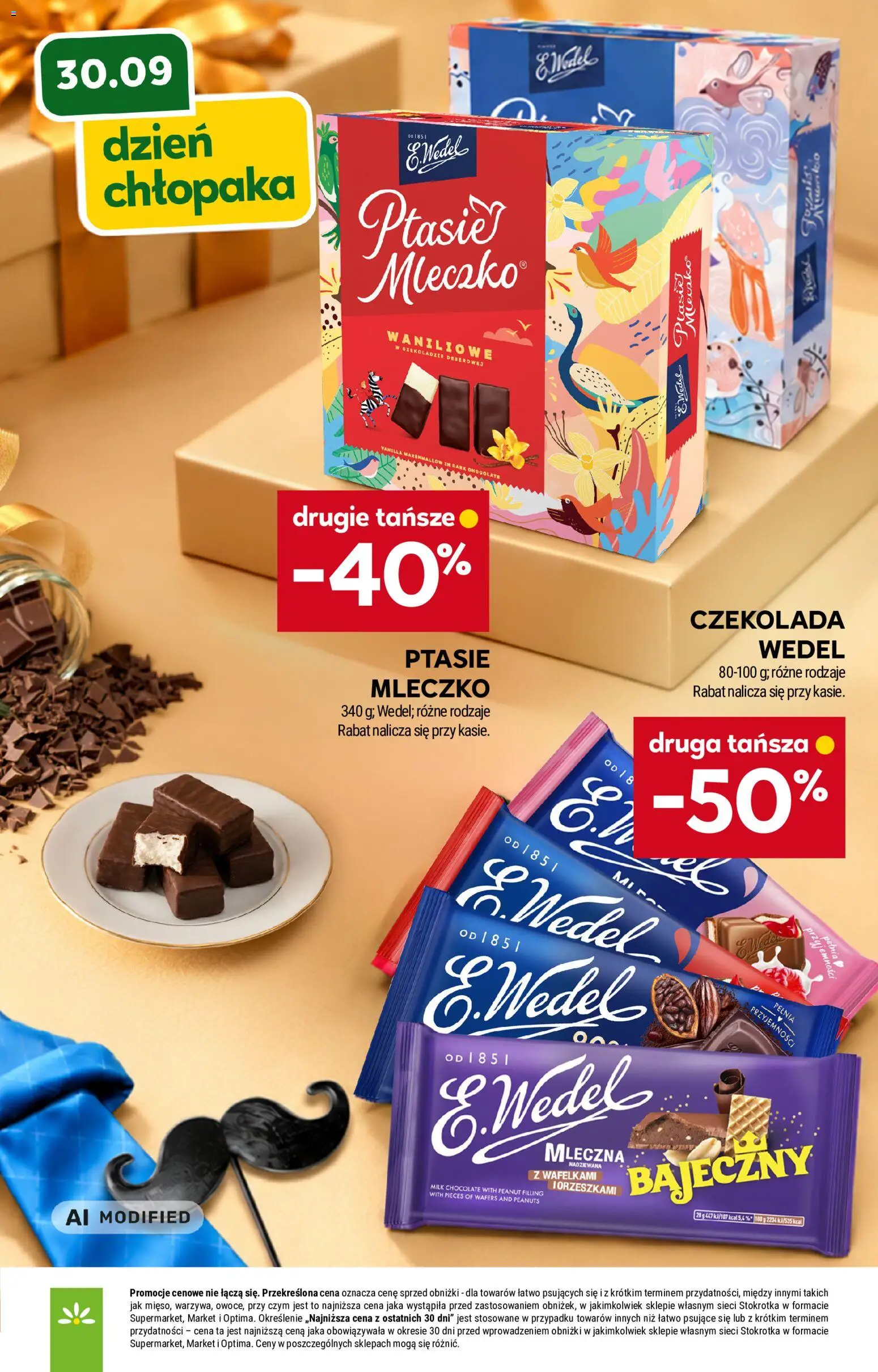 Stokrotka gazetka - Market od 24.09.2026 | Strona: 8 | Produkty: Stokrotka, Ptasie mleczko, Czekolada