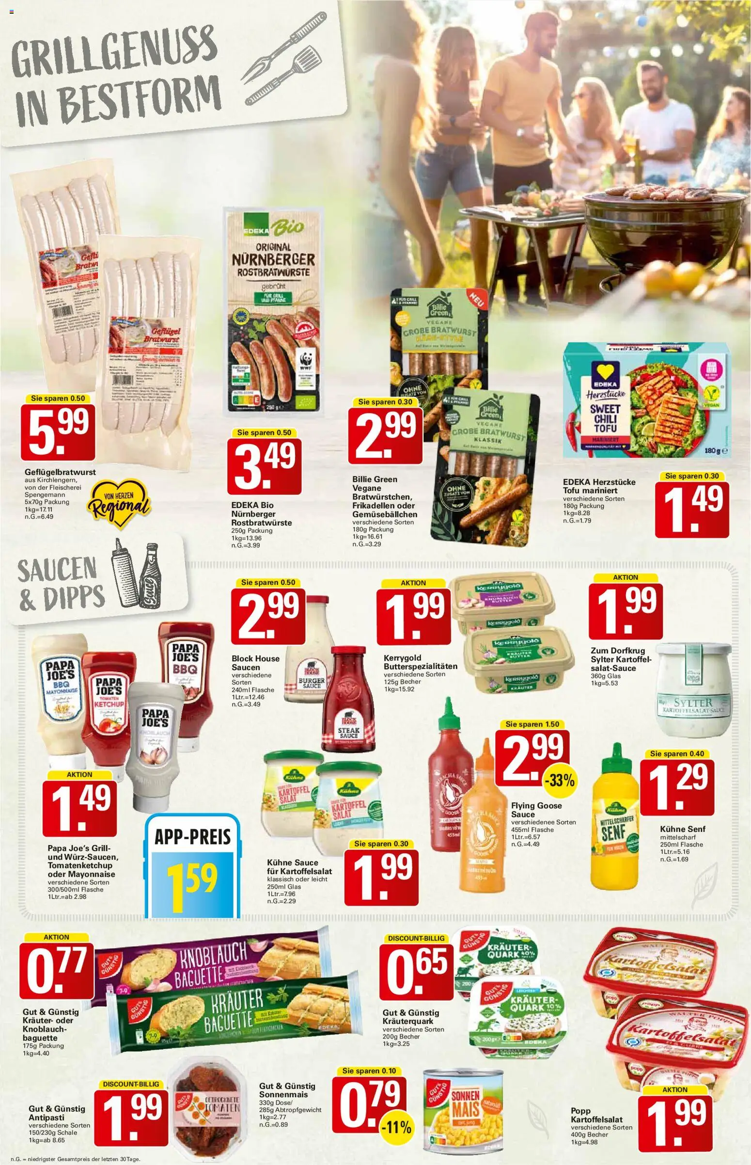WEZ Prospekt – gültig ab 26.05.2026 | Seite: 8 | Produkte: Butter, Baguette, Mayonnaise, Steak