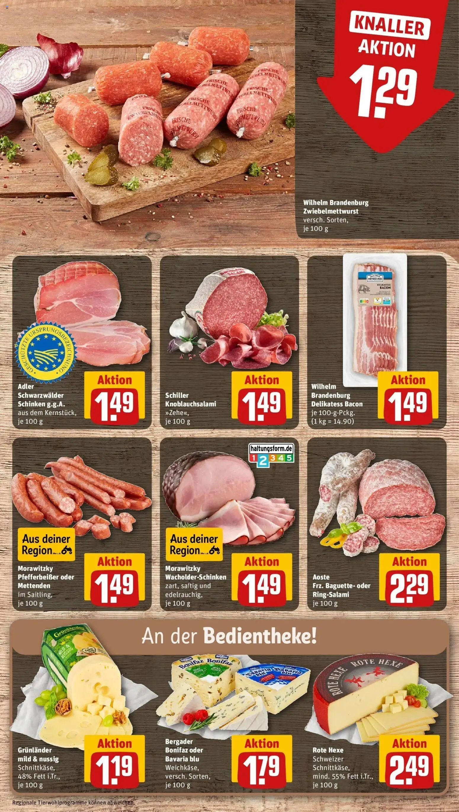 REWE Prospekt ab 24.08.2026 zum Blättern » Angebote | Seite: 10 | Produkte: Baguette, Grunlander, Pfeffer, Morawitzky