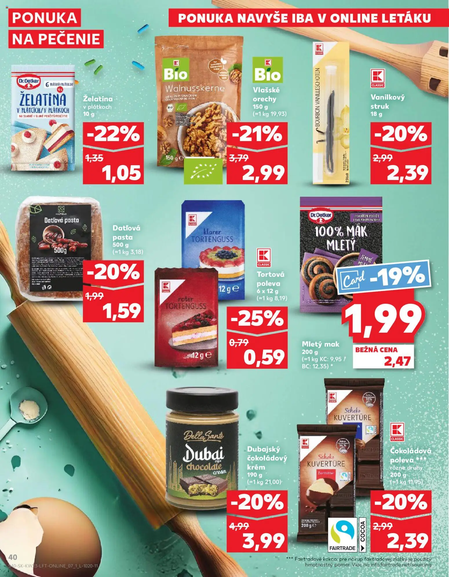 Kaufland SK akciós ujság - amely érvényes a következő dátumtól: 04.06.2026 | Oldal: 40
