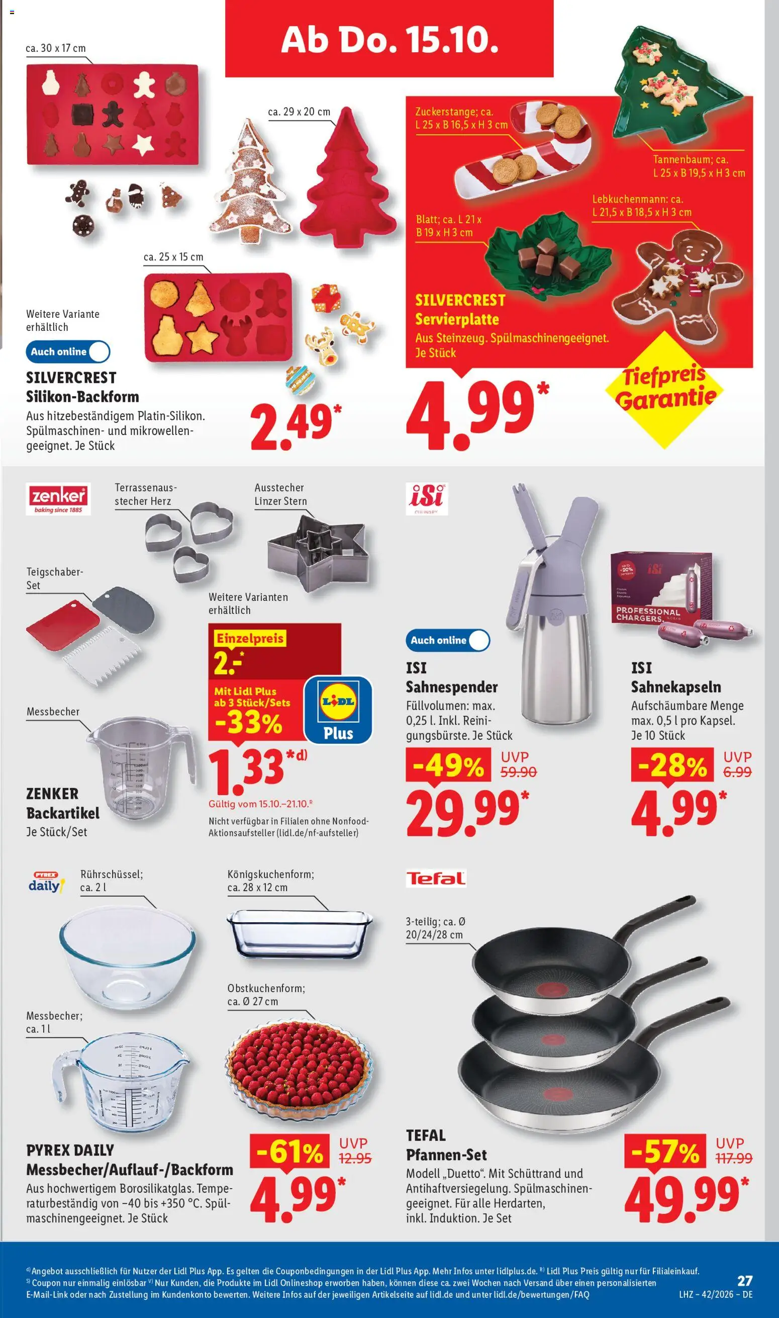 Lidl Německo leták od 12.10.2026 | Strana: 17 | Produkty: Tefal