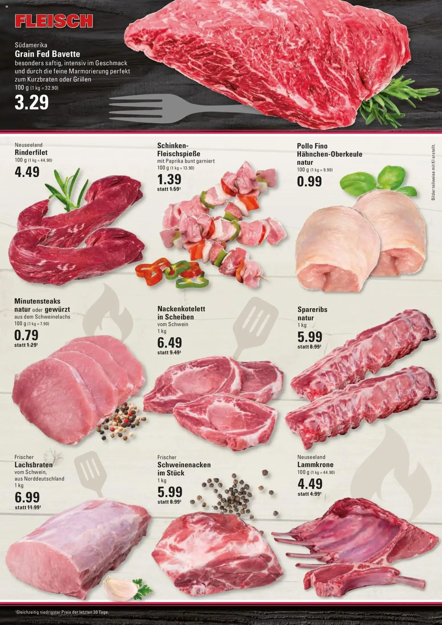 Edeka prospekt Stade – gültig ab 01.06.2026 | Seite: 4 | Produkte: Rinderfilet, Schweinenacken, Bilder, Paprika