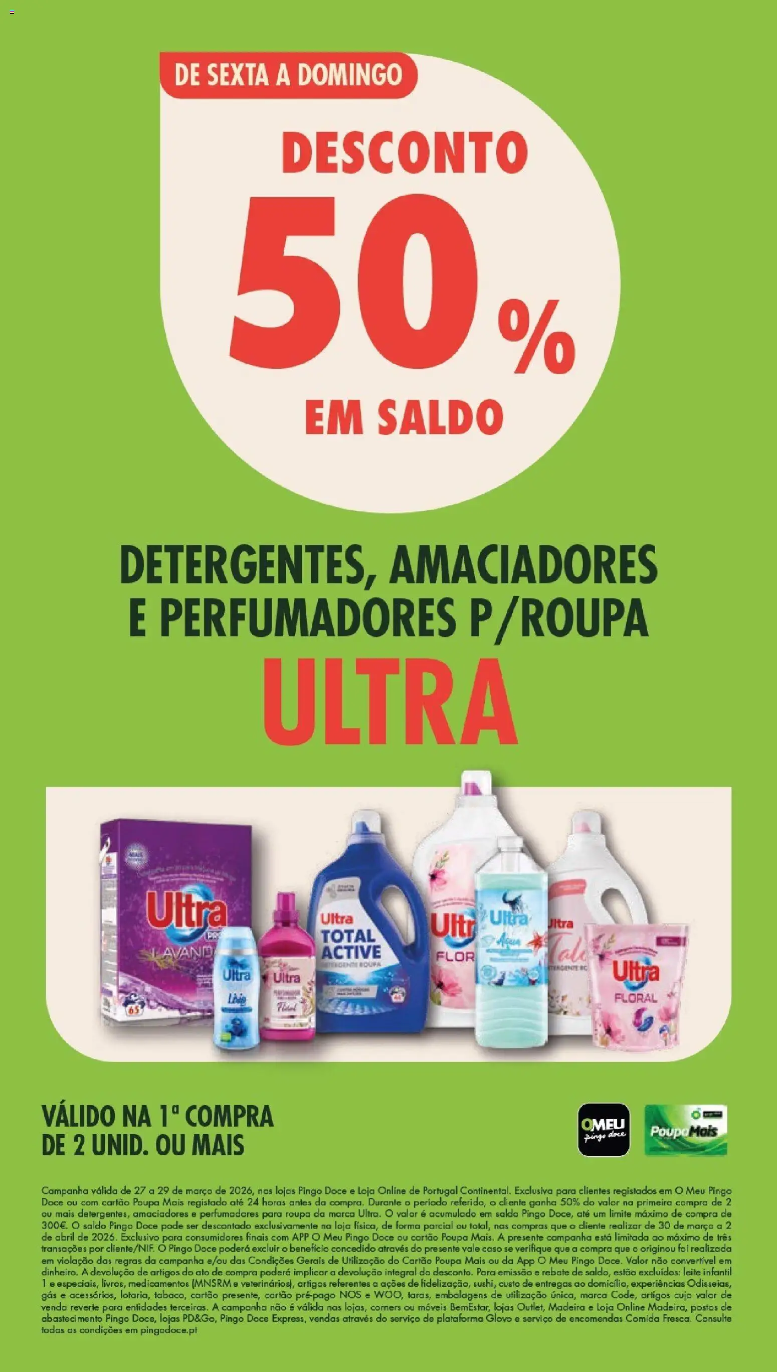 Pingo Doce Poupe este Fim de Semana │ válido de 27.03.2026 | Página: 18 | Produtos: Leite infantil, Leite