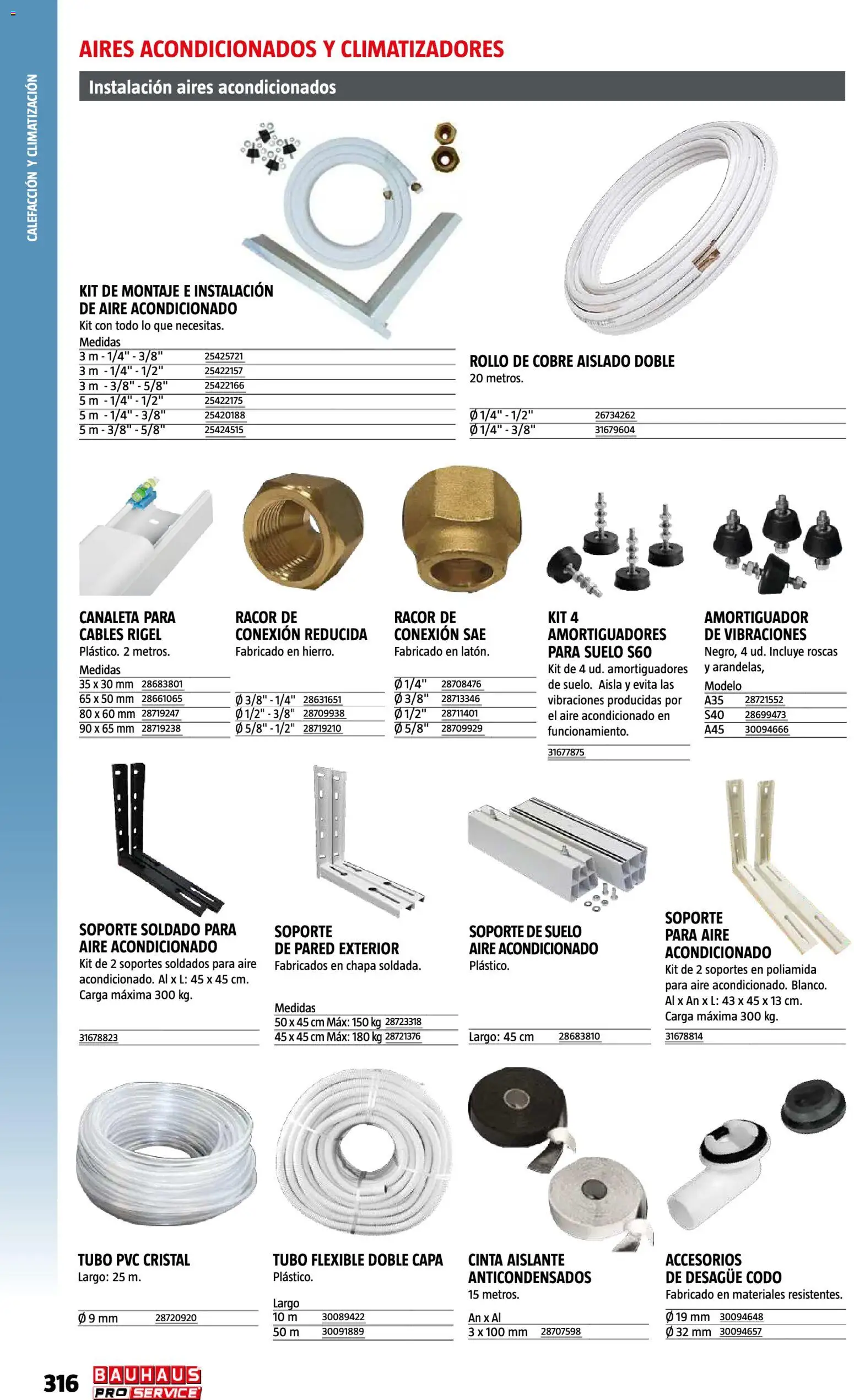 Bauhaus ProService │ válido desde el 11/05/2026 | Página: 316 | Productos: Aire acondicionado