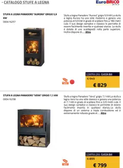 Anteprima del volantino Eurobrico Stufe a Legna catalogo valido a partire dal 23.07.2025 | Pagina: 18 | Prodotti: Stufa a legna, Stufa