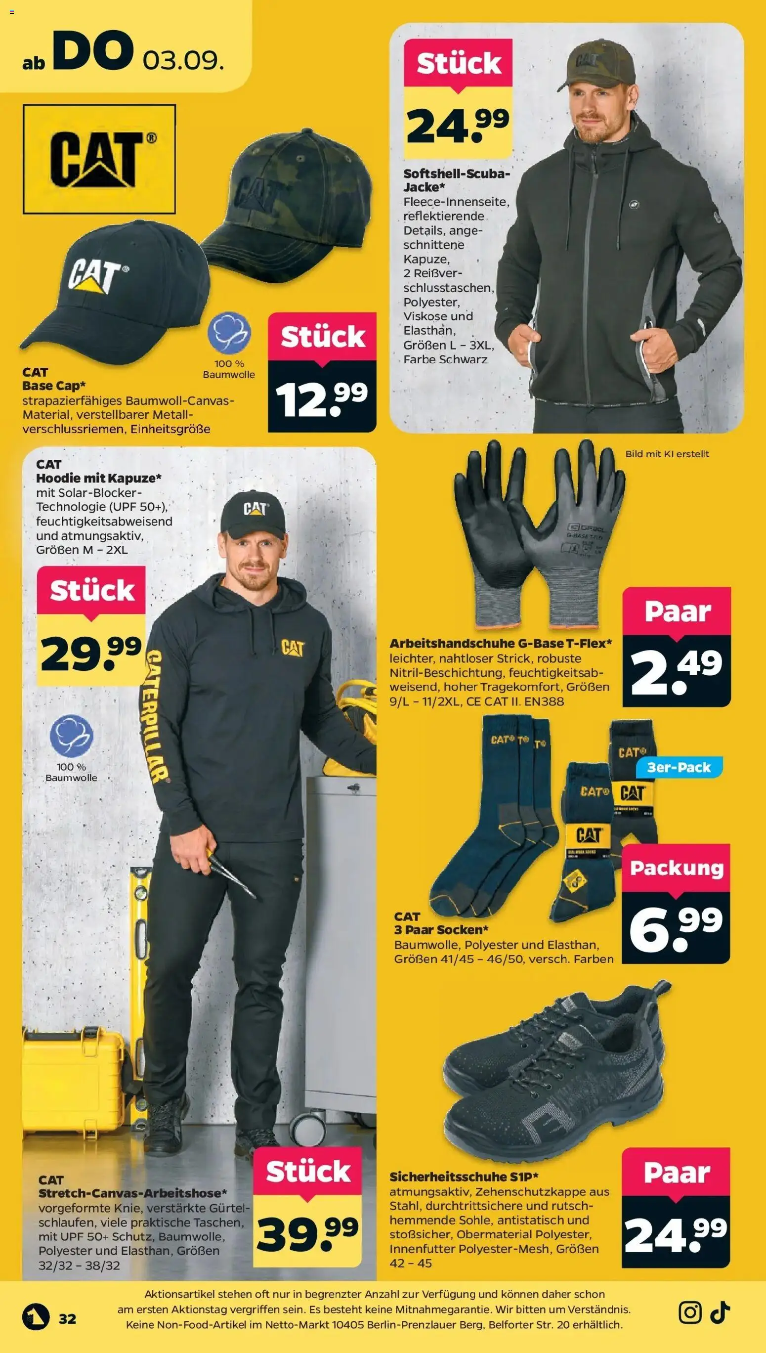 Netto Aktueller Prospekt – gültig ab 30.08.2026 | Seite: 34 | Produkte: Hoodie, Gürtel