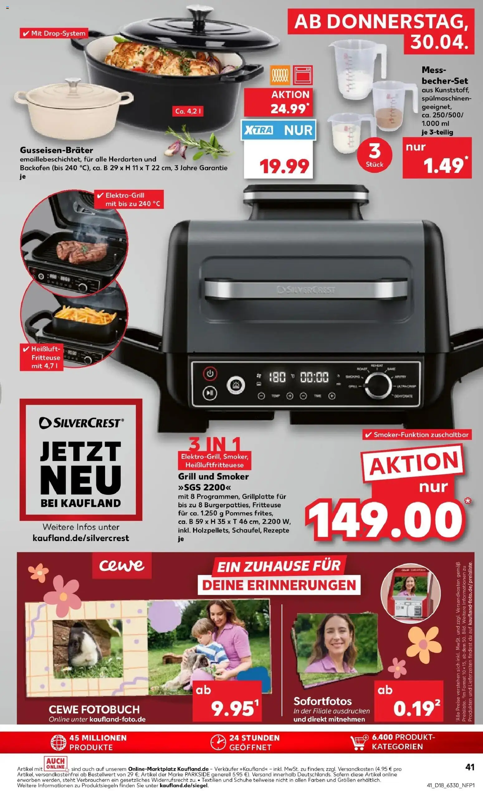 Prospekt Kaufland ab 30.04.2026 » Angebote Online zum Blättern | Seite: 41 | Produkte: Grill, Pommes, Backofen, Fritteuse