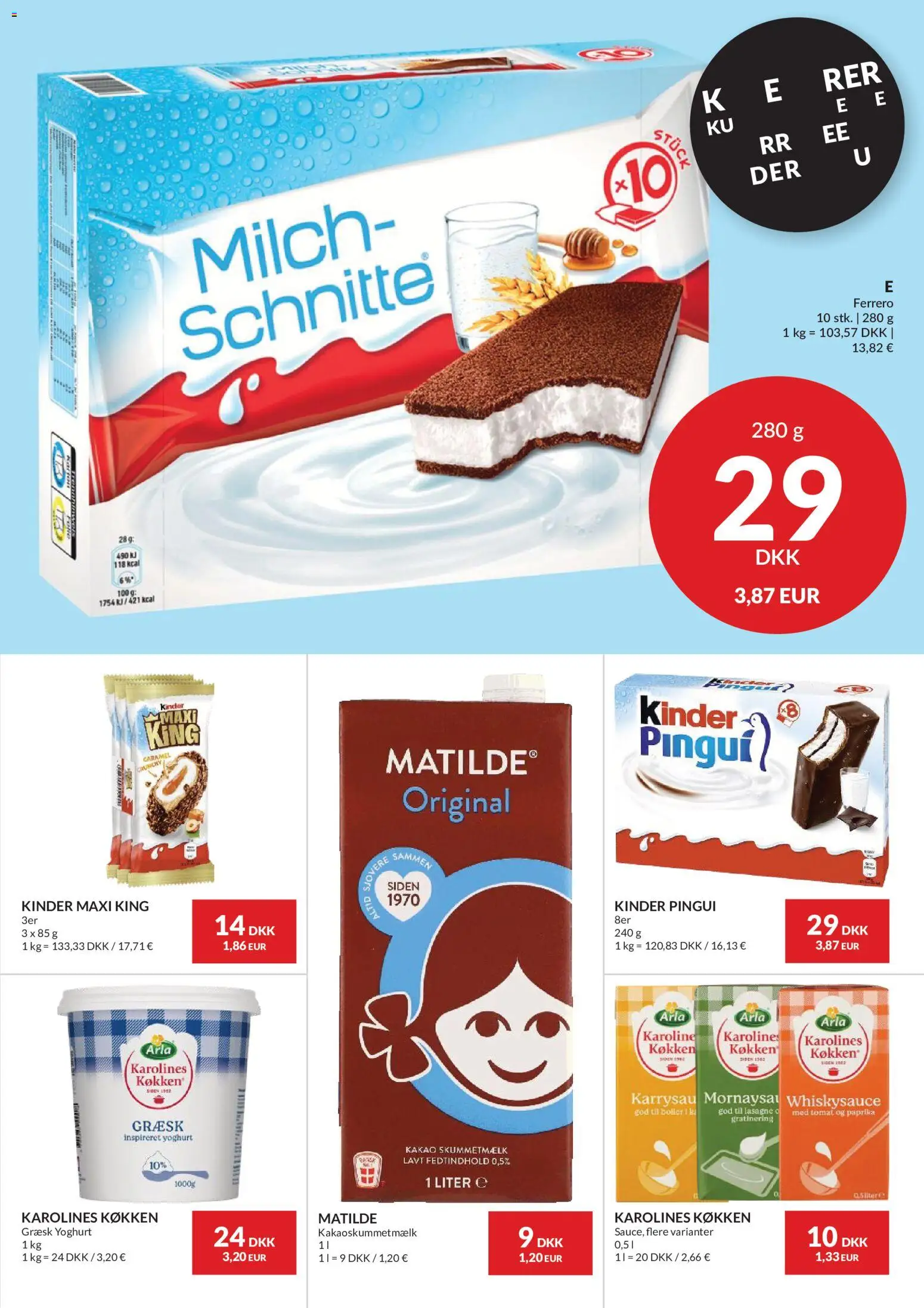 Nielsen Discount tilbudsavis – gyldig fra 27/08/2026 | Side: 5 | Produkter: Yoghurt, Kakao, Lasagne, Paprika