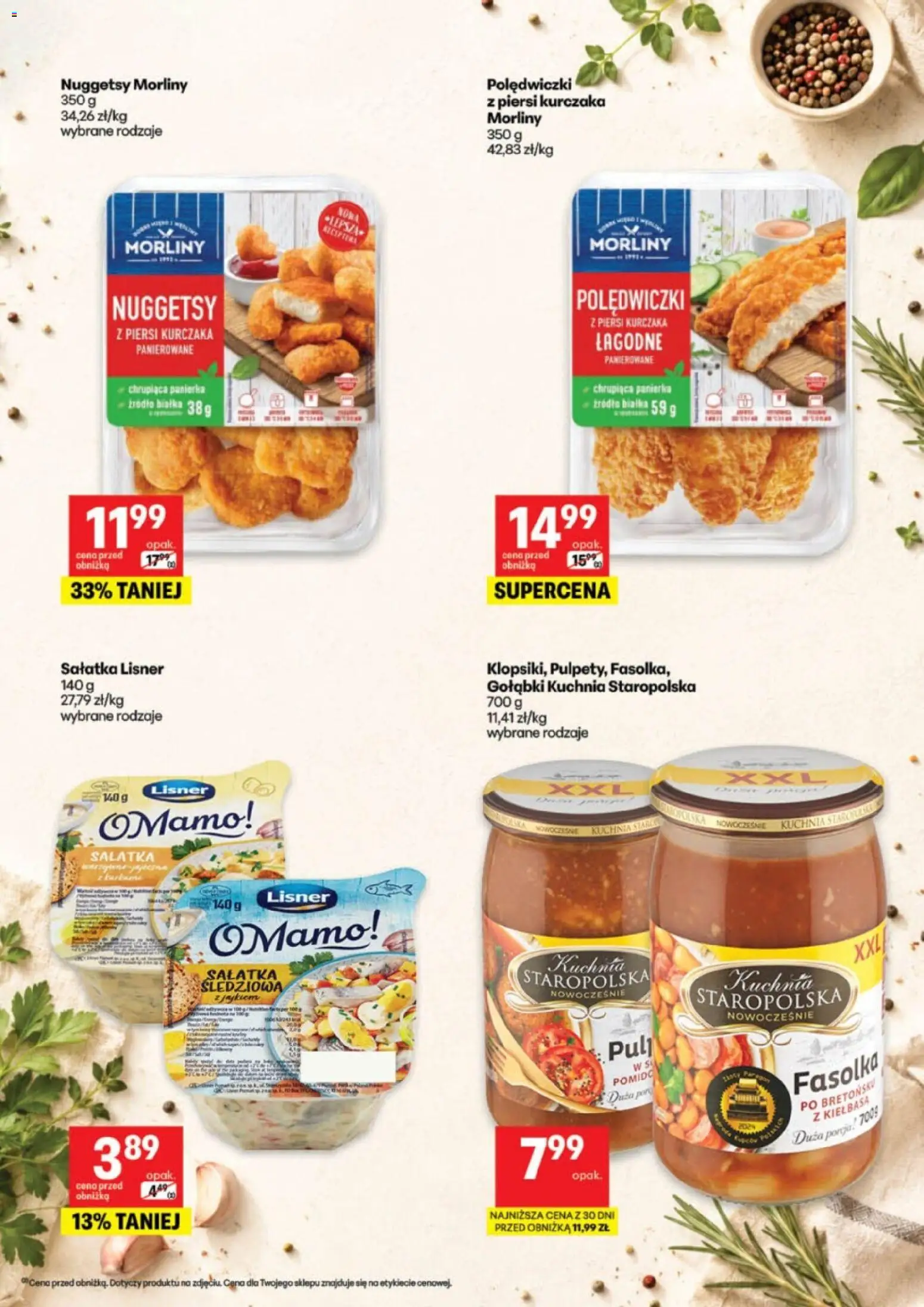 Delikatesy Centrum gazetka - Katalog Aranż od 30.06.2026 | Strona: 3 | Produkty: Kiełbasa, Piersi, Sałatka