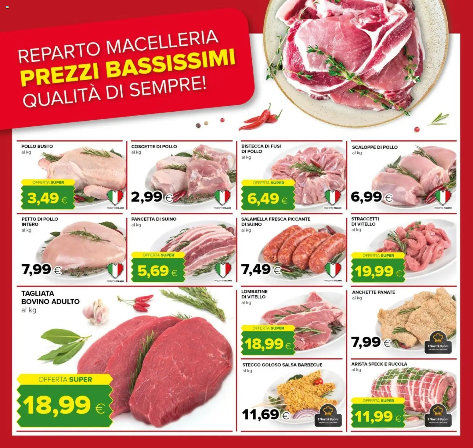 Volantino Tigre del 21.05.2026 | Pagina: 2 | Prodotti: Speck, Petto di Pollo, Salamella, Barbecue