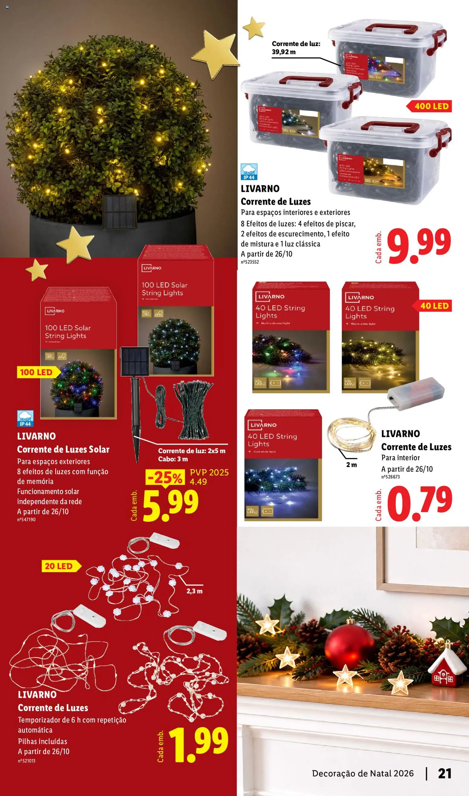 Lidl Folheto Especial Decoração de Natal │ válido de 26/10/2026 | Página: 21