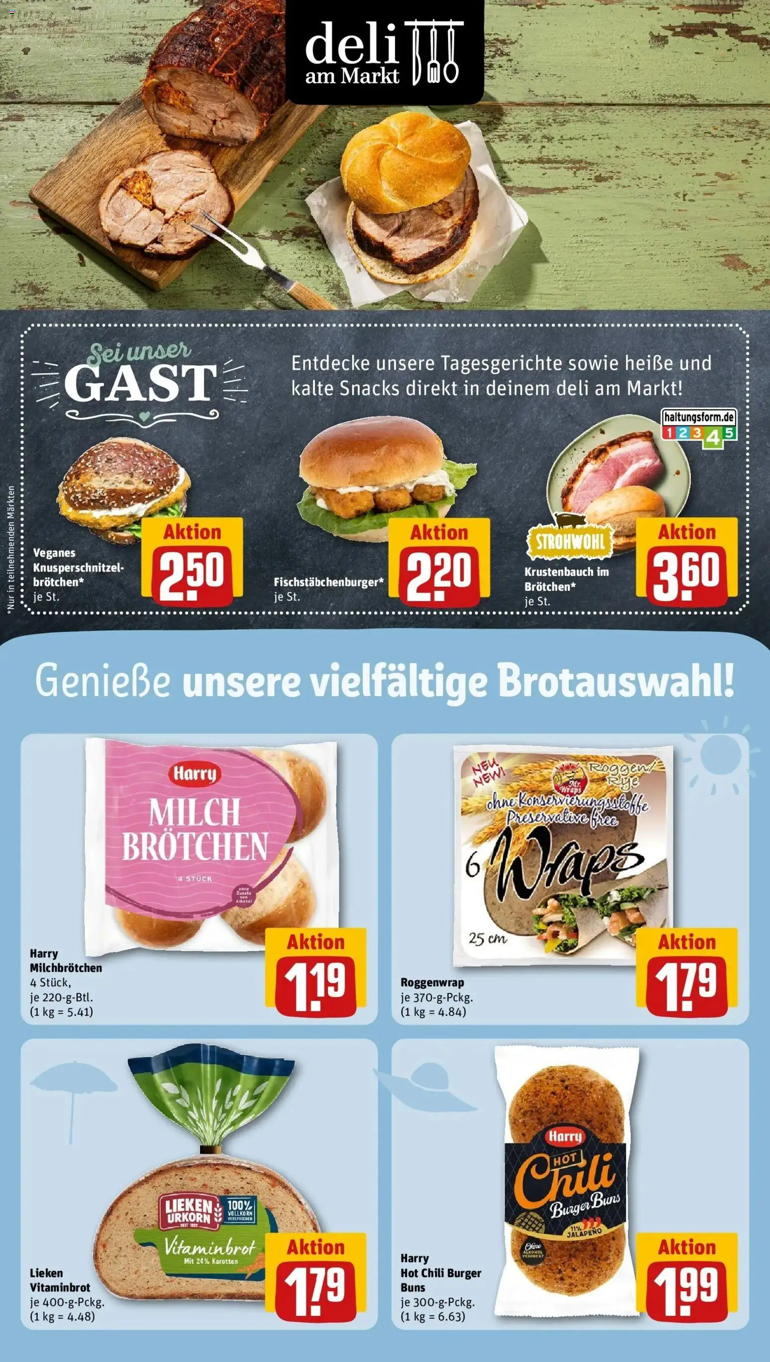 Rewe Prospekt Krefeld – gültig ab 13.07.2026 | Seite: 11 | Produkte: Milch, Burger, Chili