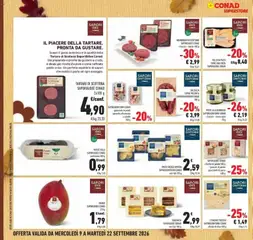 Anteprima del volantino SAPORI&DINTORNI CONAD - guanciale in petali - pancetta affumicata a cubetti 100 g, guanciale in petali - pancetta affumicata a cubetti 100 g valido a partire dal 09/09/2026 | Pagina: 36