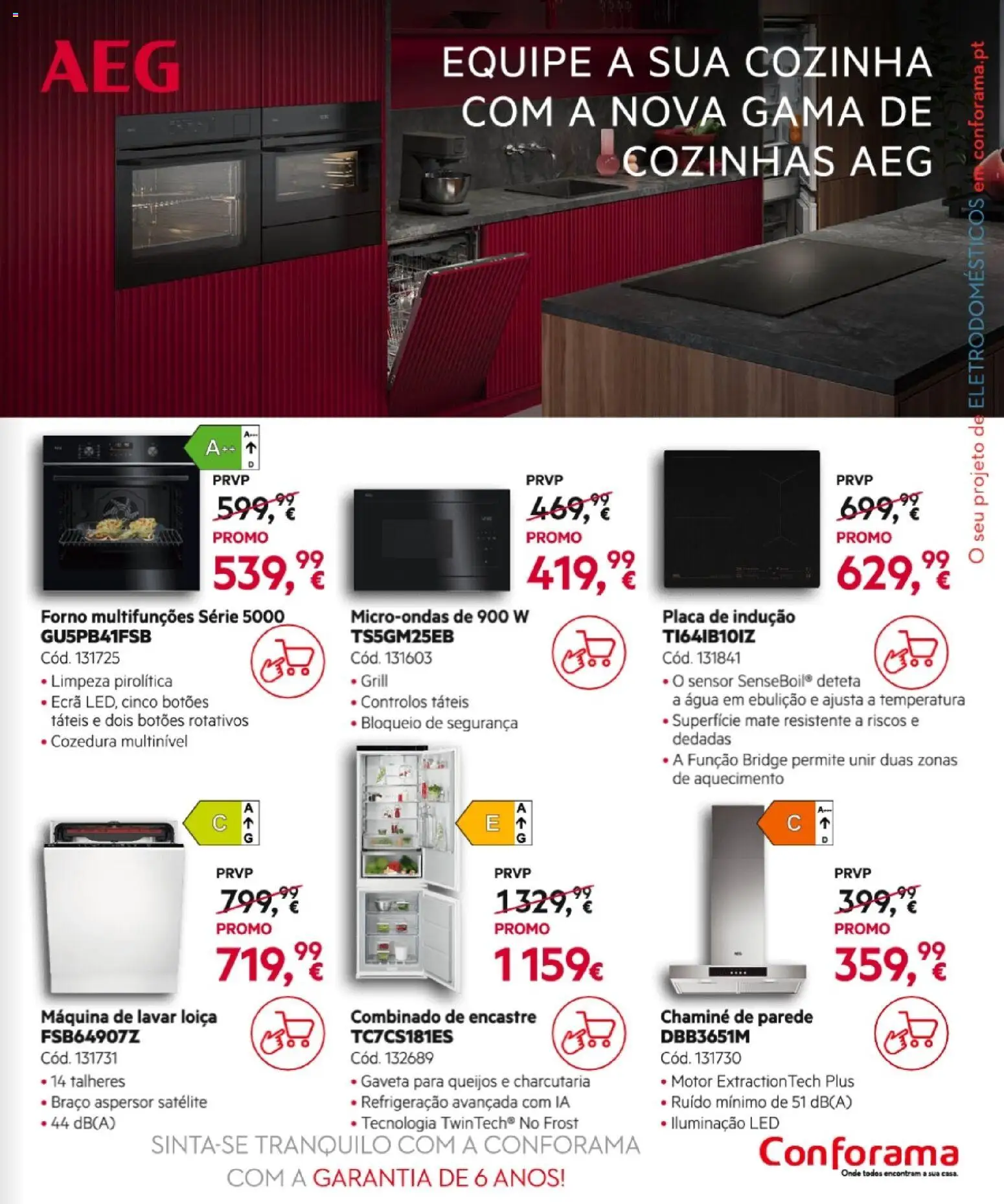 Conforama folheto │ válido de 16.04.2026 | Página: 99 | Produtos: Forno, Máquina de lavar, Talheres, Microondas